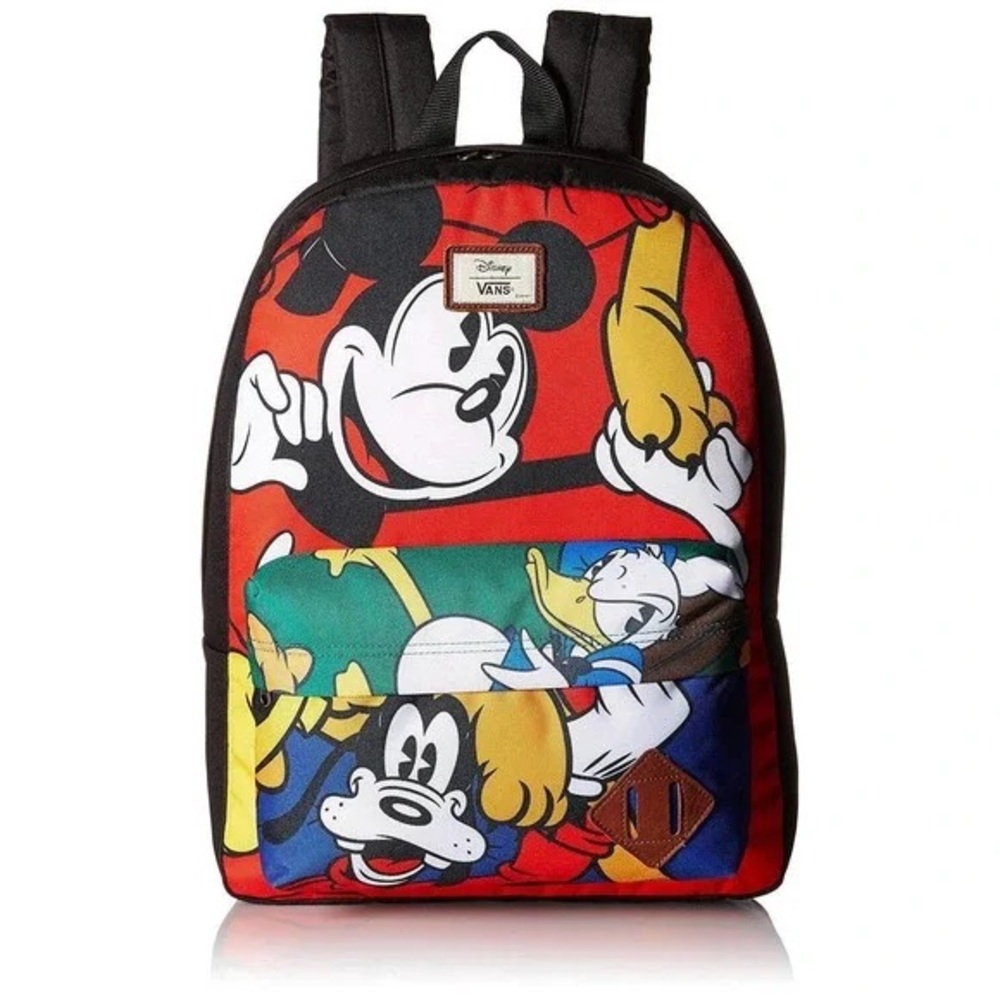 Vans Red and Black Backpack Disney Edition